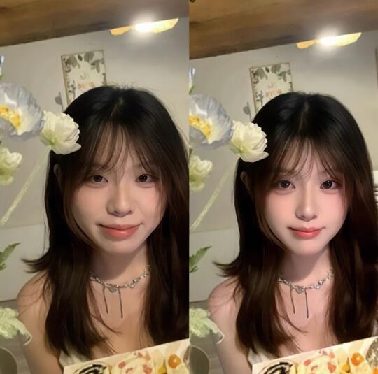 绝了🆘超喜欢这种自然挂修图！