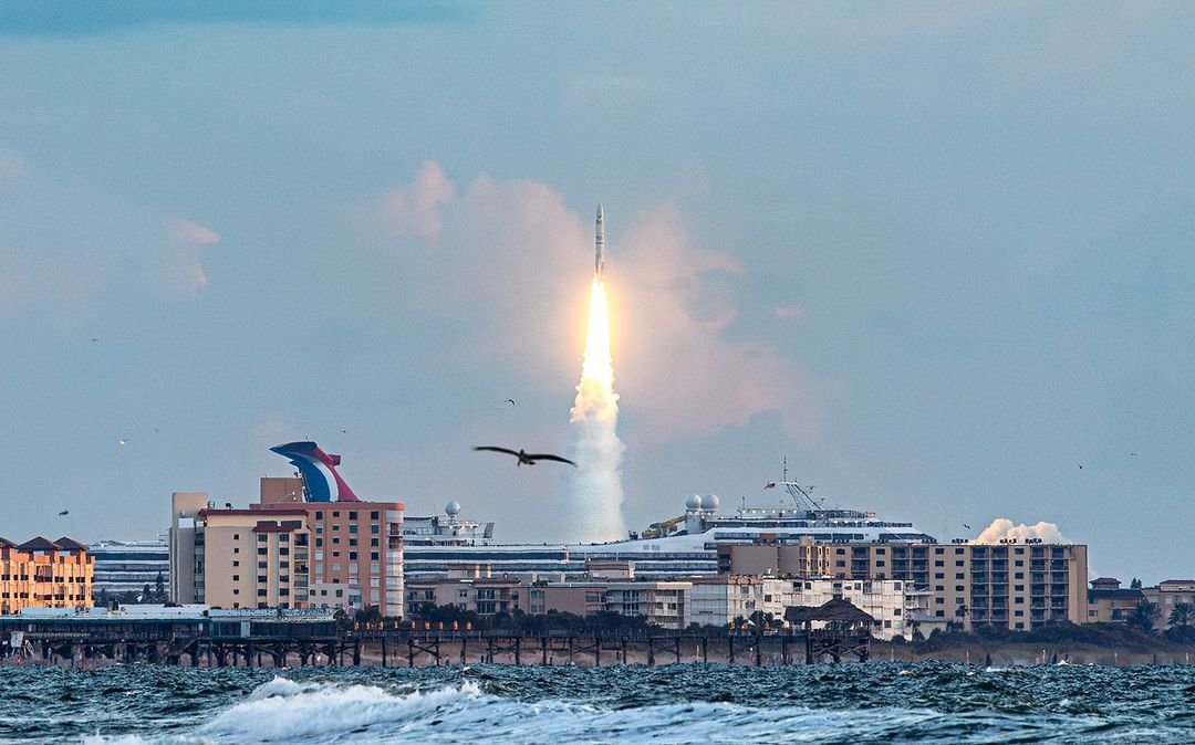 并没有表示美国可以从游轮发射火箭的意思图片来源，mseeley20 ​​​