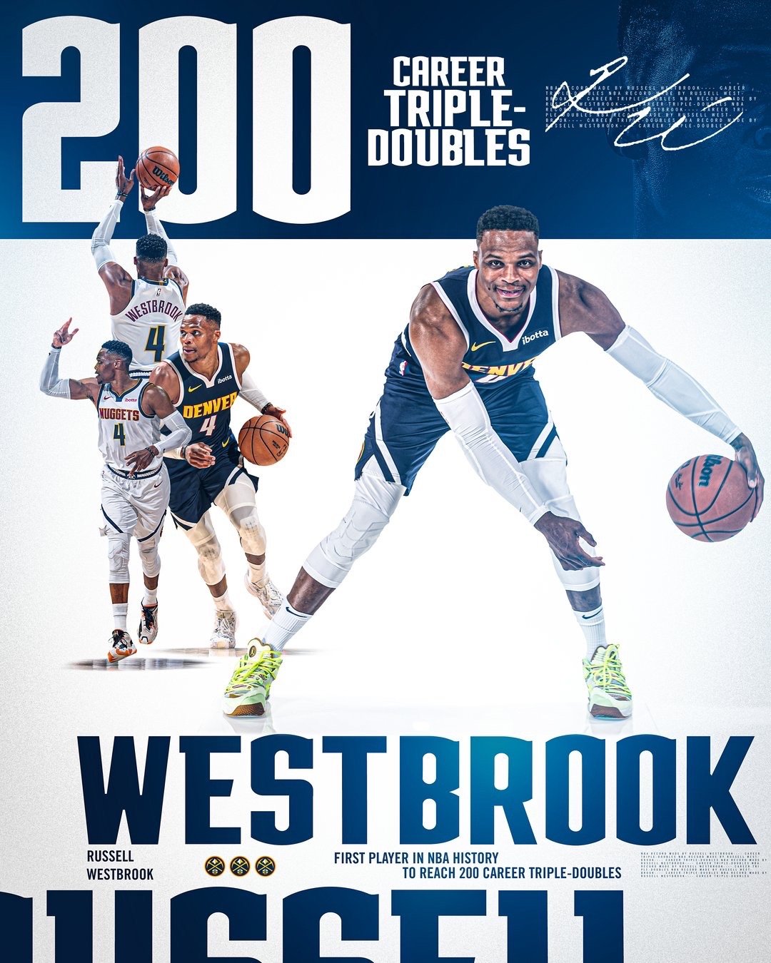 nba超会评  威少200次三双  历史第一个！200次三双！Passion！ 