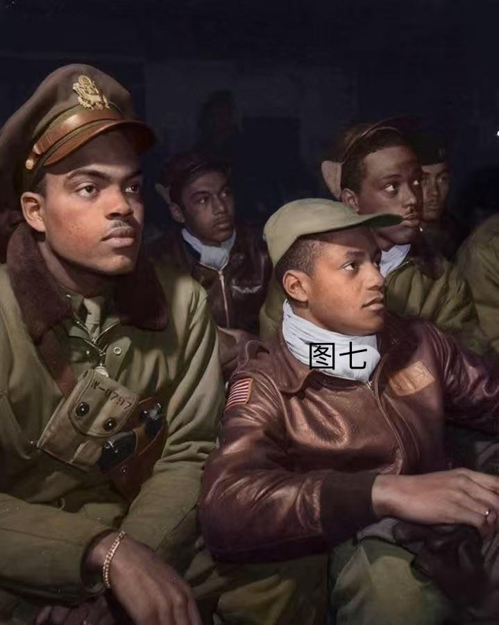 二战各国军队真实历史留影！（二）

图七：1945年，意大利盟军空军基地，美军3