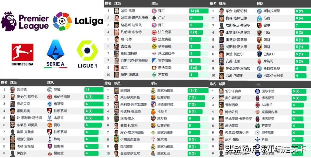 不得不说这意甲射手榜确实寒碜！看来整个意大利都缺靠谱中锋。
不过仔细一下，除了那