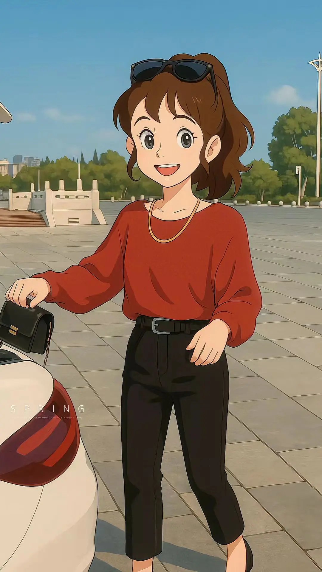 这套衣服简直太美了，姐妹们快冲啊！它可是二零二四秋季的新款，简约又时尚...