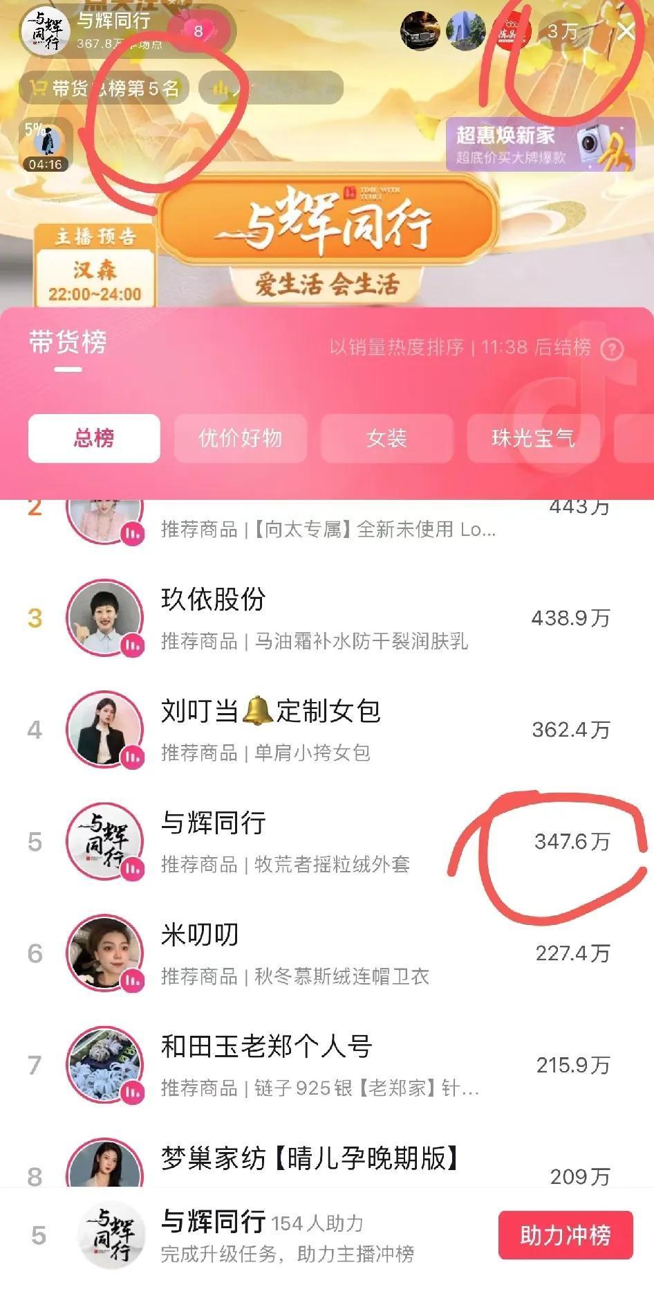 预计与辉同行今天也会达2500万以上！
  
   你还别说，今天与辉同行，一定
