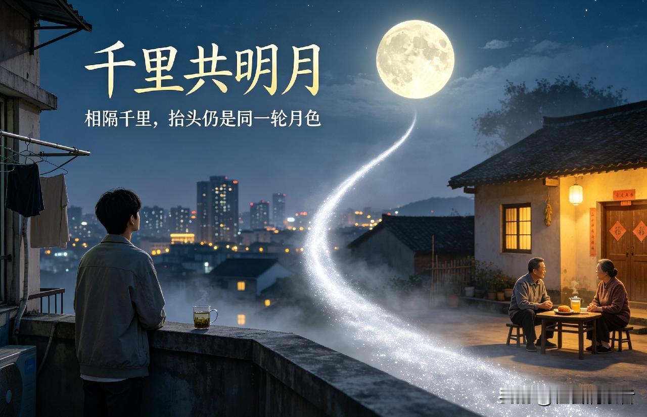 以前总觉得，过节就得一大家子围坐一桌，吃月饼碰杯子，热热闹闹才叫团圆。
出来打拼