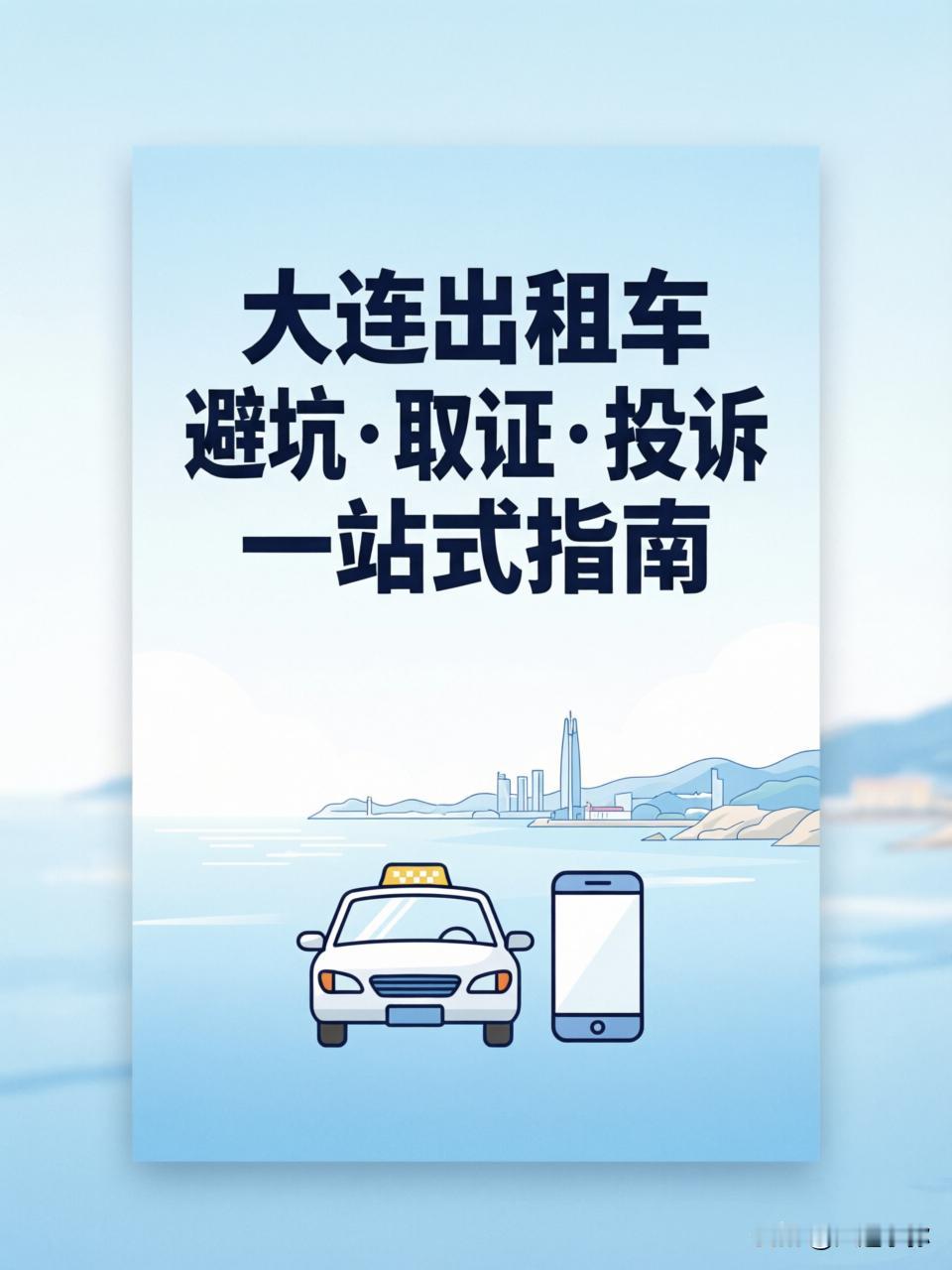 🚕 大连出租车避坑·取证·投诉一站式指南

违法取证技巧（铁证四大件）

隐蔽