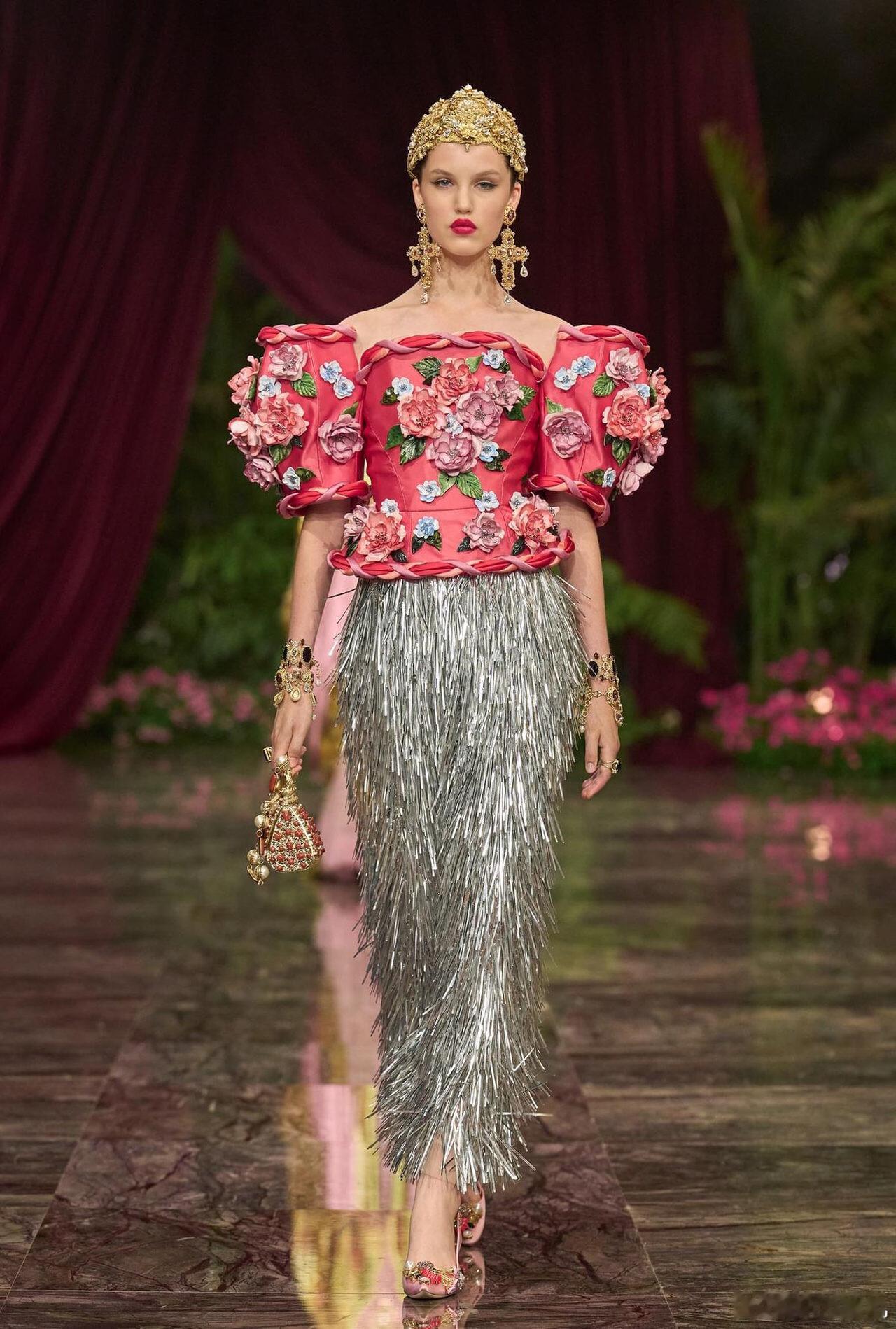 dolce&gabbanaAlta Moda 2026 鲜花 4 