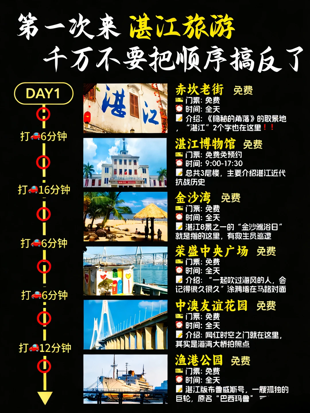湛江两天一晚｜人均500+逛吃攻略✨速看