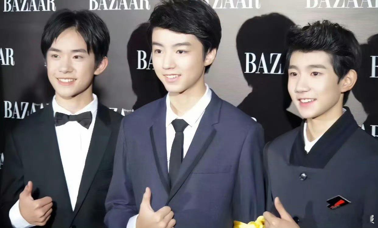 #TFBOYS头发梳成大人模样是凯妈做的#十一年前，真的太青涩了吧，三小只好可爱