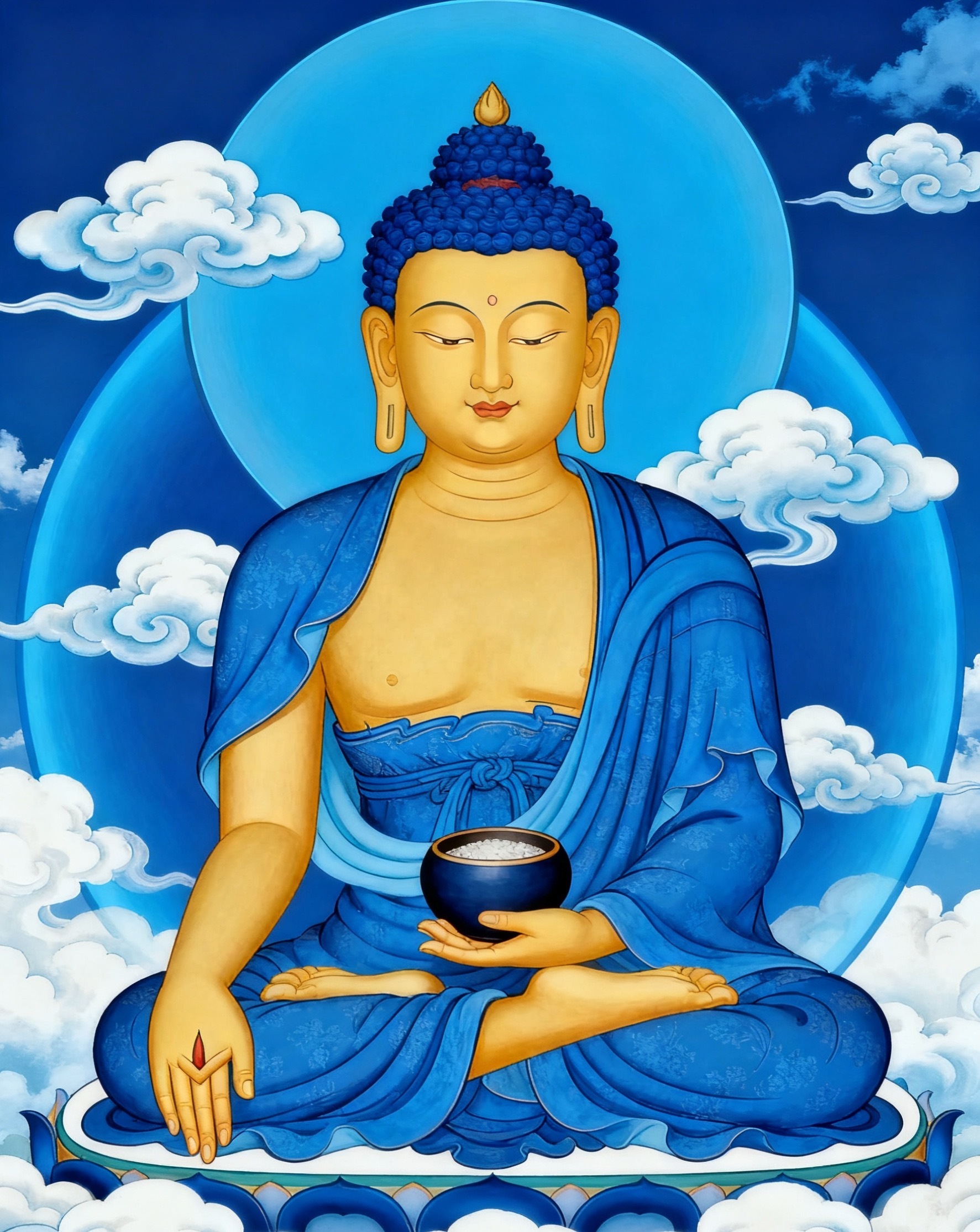 拜药师佛，祈愿世间病苦得解，亲友安康喜乐，每颗心都有温暖归处🙏🙏🙏运势
