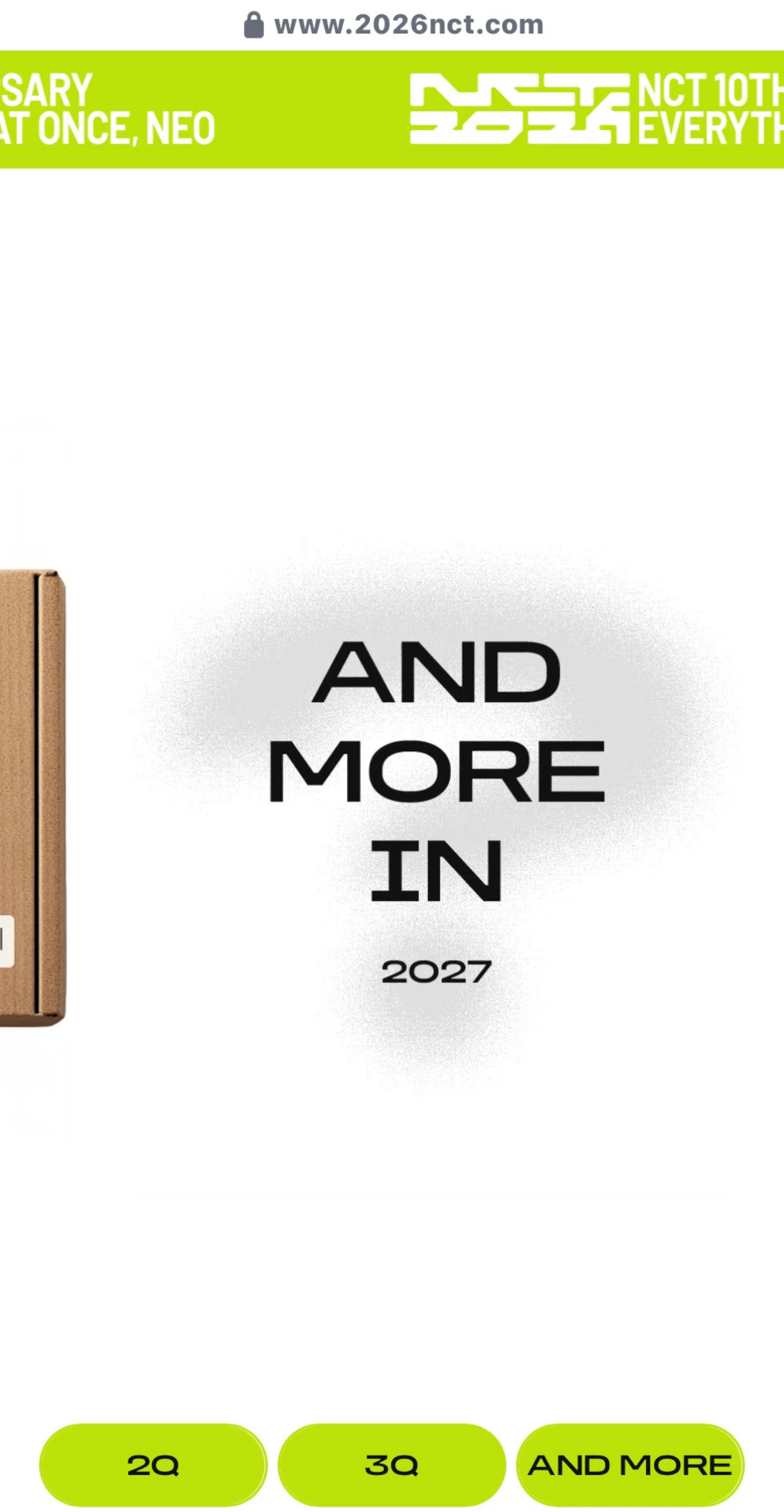 NCT今天没直播，就是总结NCT2026活动目前看起来大队今年不会出专辑，目前确