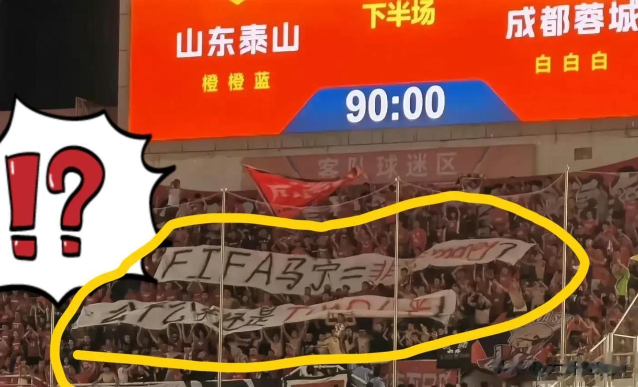 山东泰山队的主场，如果因为这事儿被处罚了，恐怕比窦娥还要冤[泪奔]

虽然山东泰