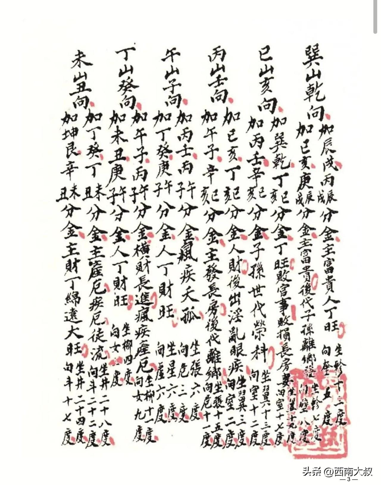 二十山向分金：巽山乾向、巳山亥向、丙山壬向、午山子向、丁山癸向、未山丑向。
专论