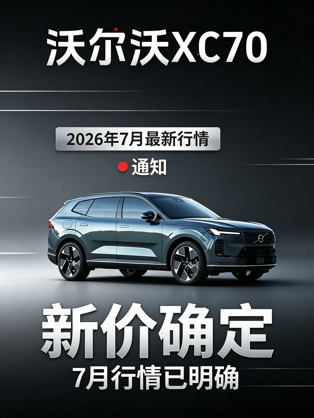 蹲XC70的车友看过来！7月新车行情更新🔥