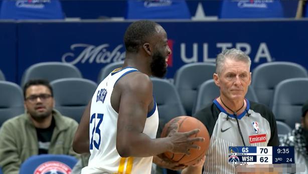 勇士恶汉追梦格林真是彻底的无药可救了！虽然今天勇士在客场以125：117力克奇才