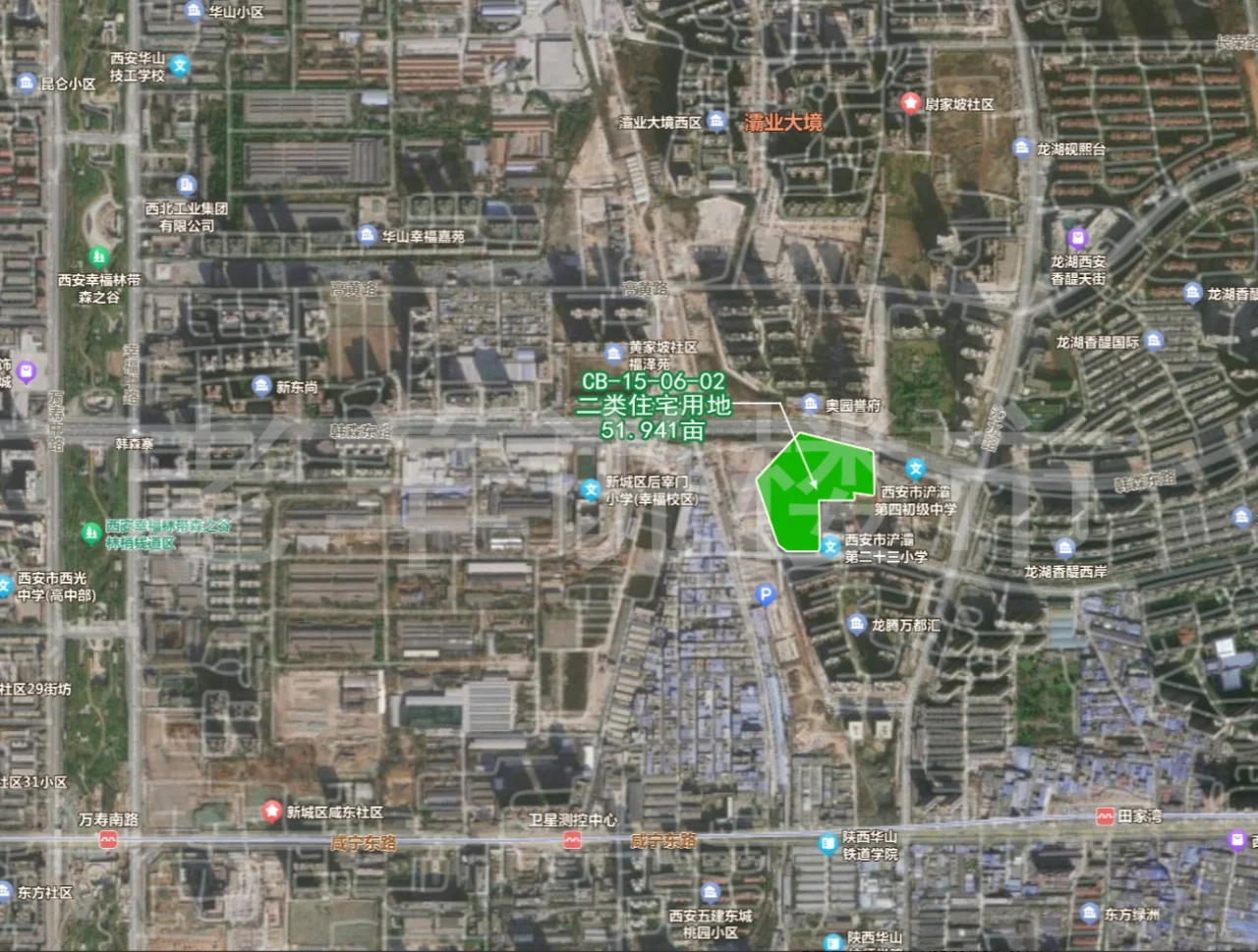 【老羊说楼市】一起来看看浐灞这宗新地块！距离幸福林带8号线地铁站1.2公里左右。...