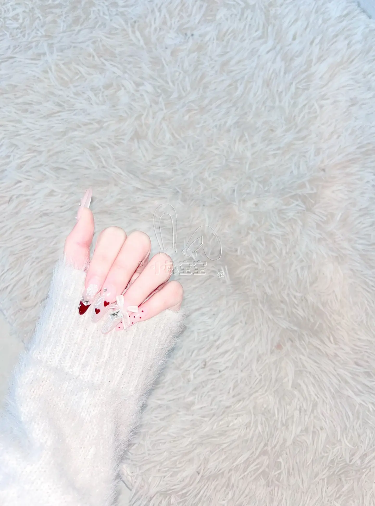 男人不能惯 我的美甲不能不带钻.