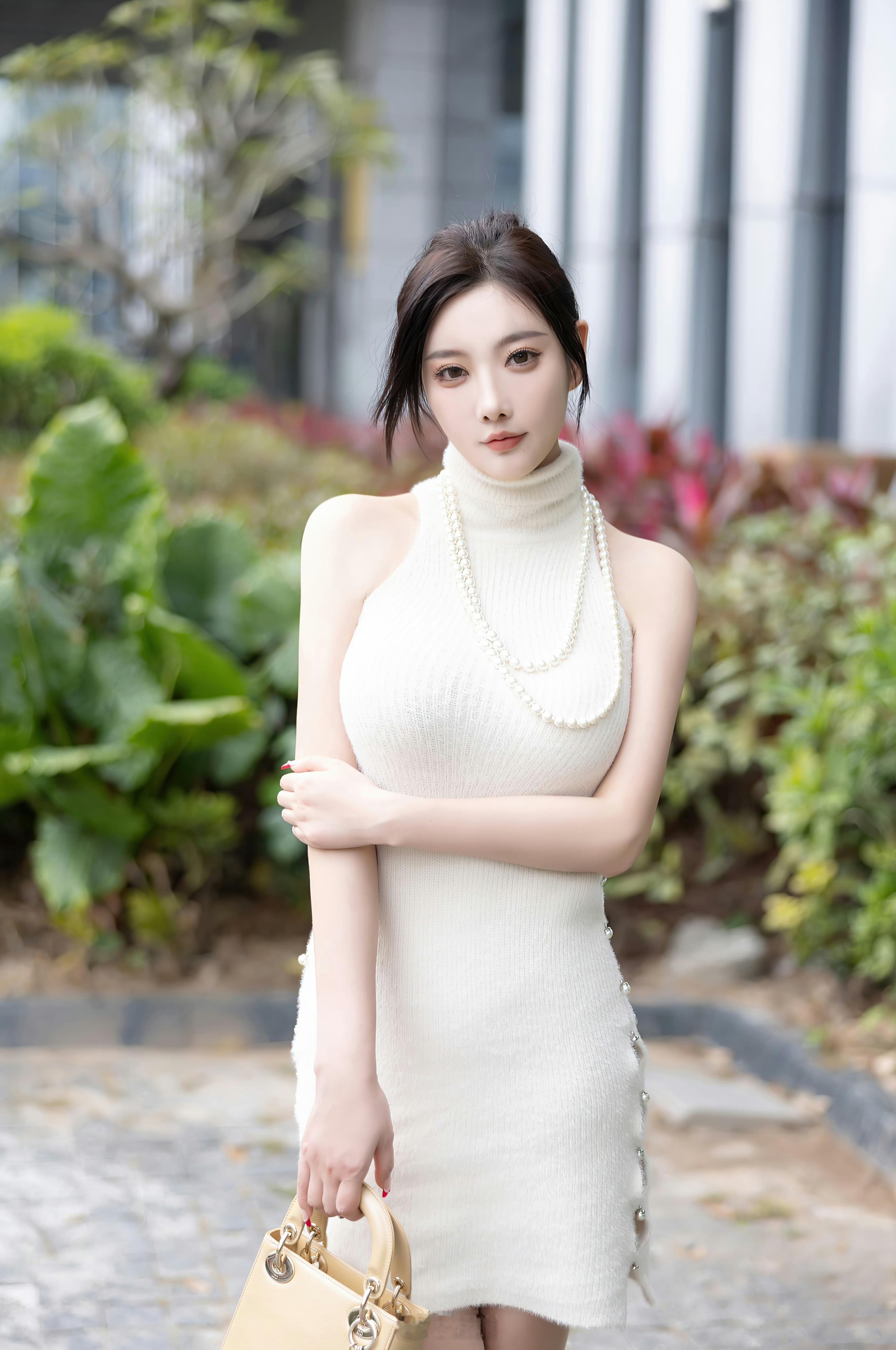 好看的针织裙 ​​​