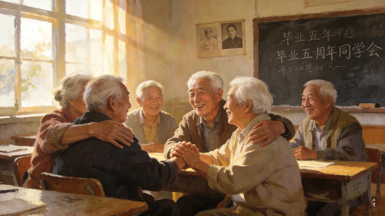 【原创作品】
自由诗•五十年同窗情长
         文/张和平
 
亲爱的同