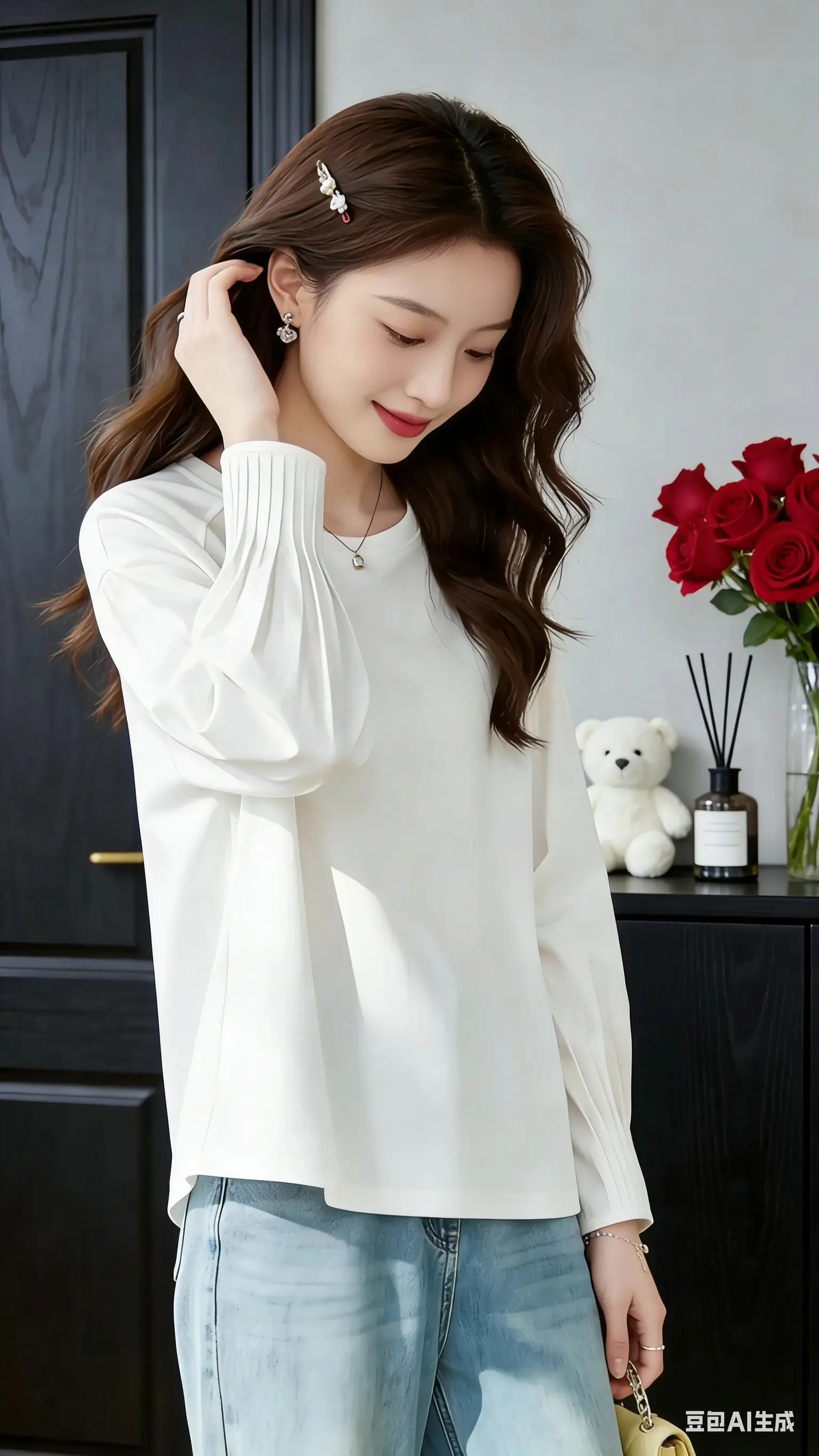 早春穿搭公式来了 新春穿搭不重样挑战 穿出自信穿出美 长袖T恤 面料柔软舒适