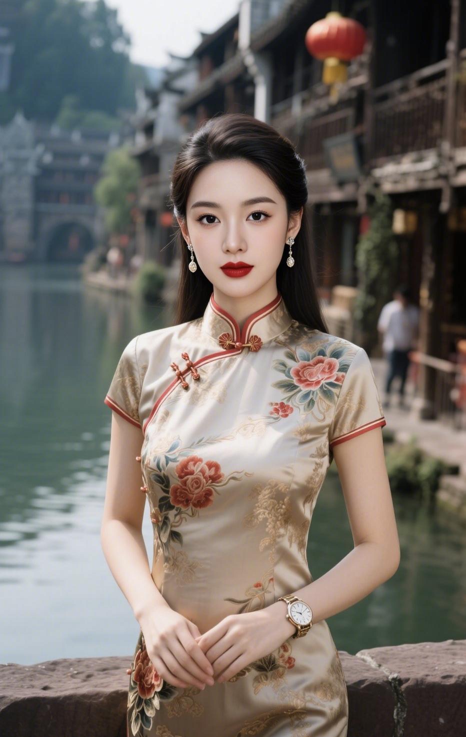 《那件旗袍，藏着外婆的青春》
 
木柜深处，压着一方月光
青缎滚着银线，盘扣是未