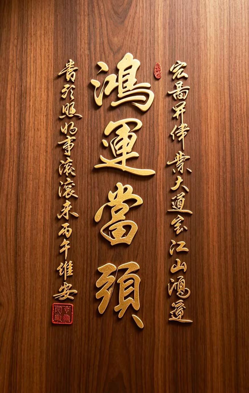 维安原创书法作品