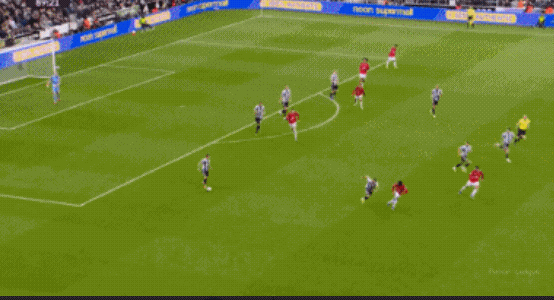 纽卡斯尔绝杀曼联这一球说是特尔皮尔助攻，但是说到底还是前锋自己个人能力最终进球，