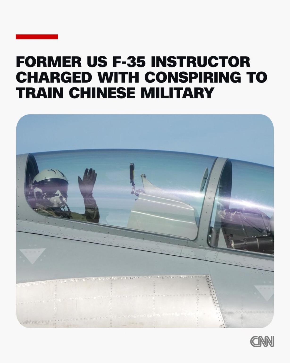 一名曾在美国空军服役二十余年、拥有核武器运载系统和飞机（包括先进的F-35隐形战