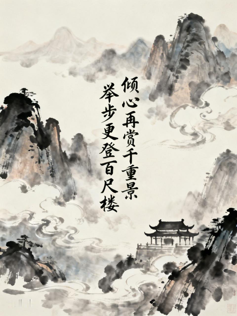 对联讲究对仗工整、平仄协调。“举步更登百尺楼”中，“举步”是动宾结构，“更登”是