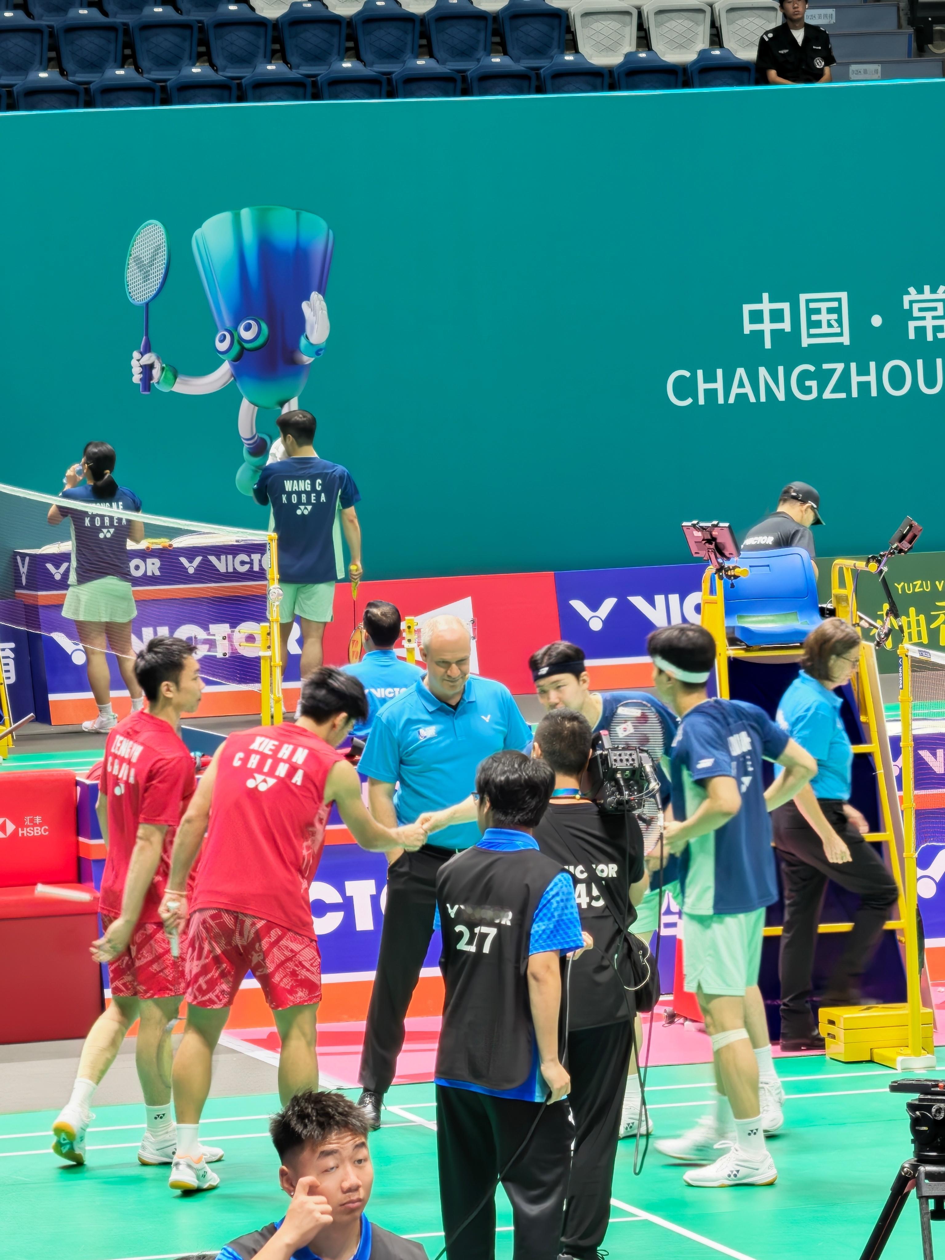 马上开始：谢浩南/曾维瀚🇨🇳 vs 🇰🇷徐承宰/金元浩谢浩南曾维瀚vs徐
