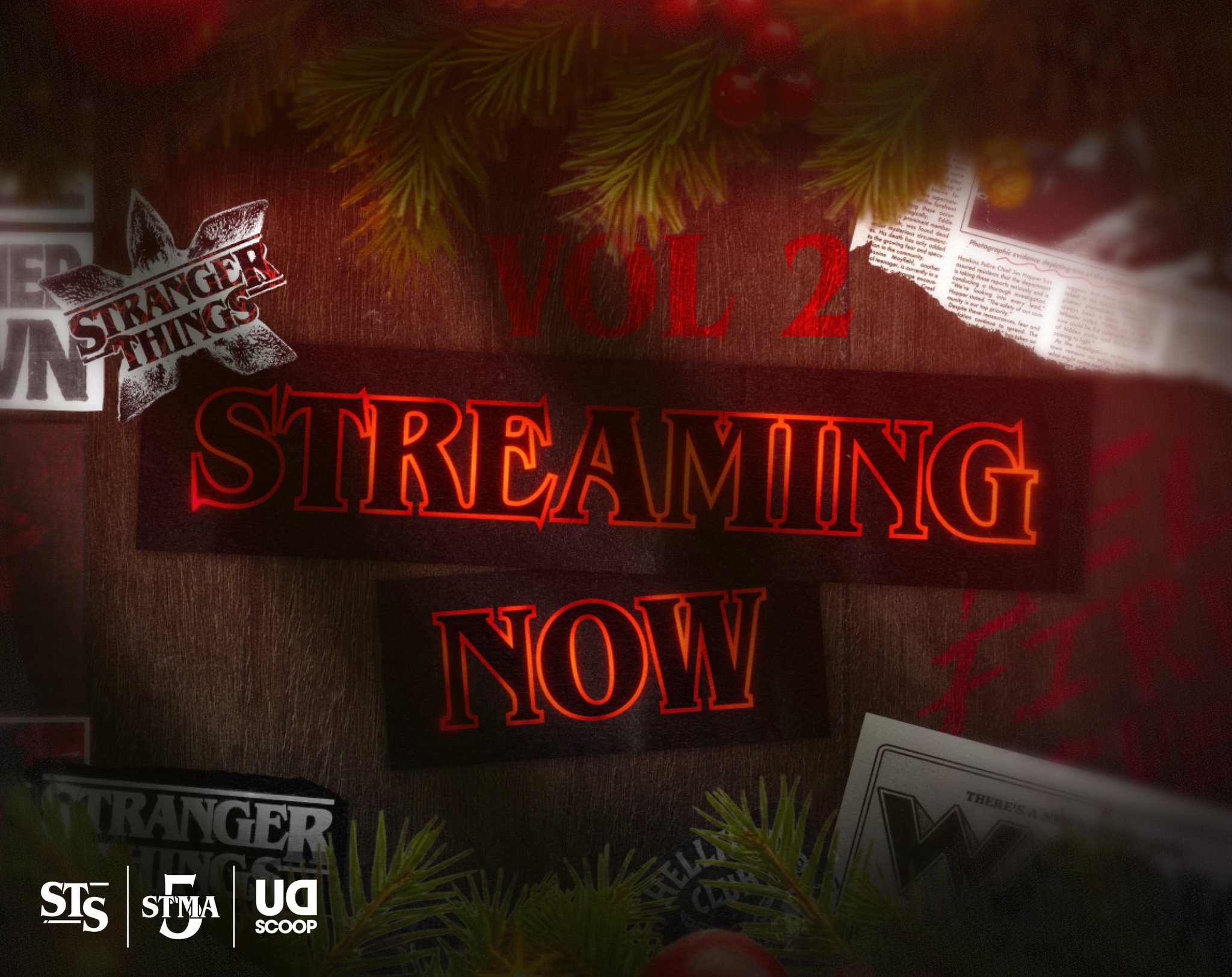 《怪奇物语》第五季第二部分第五至七集现已上线！ 第5集 - 1小时8分钟第6集 