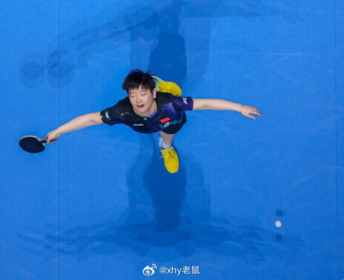 忘我孙颖莎神图