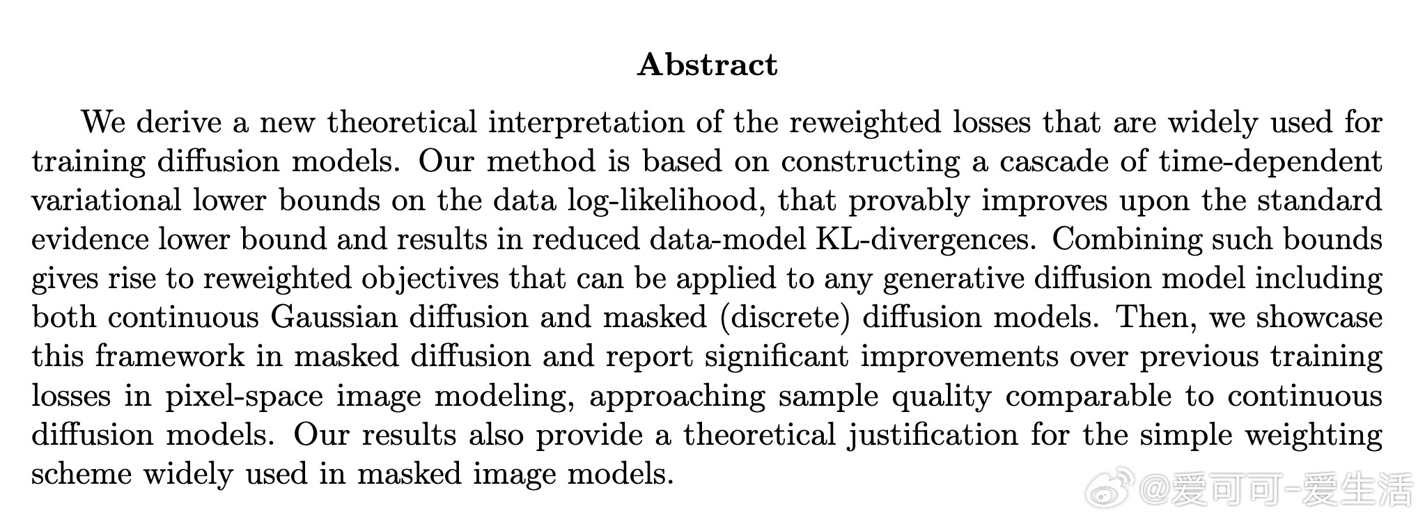 [LG]《Demystifying Diffusion Objectives: 