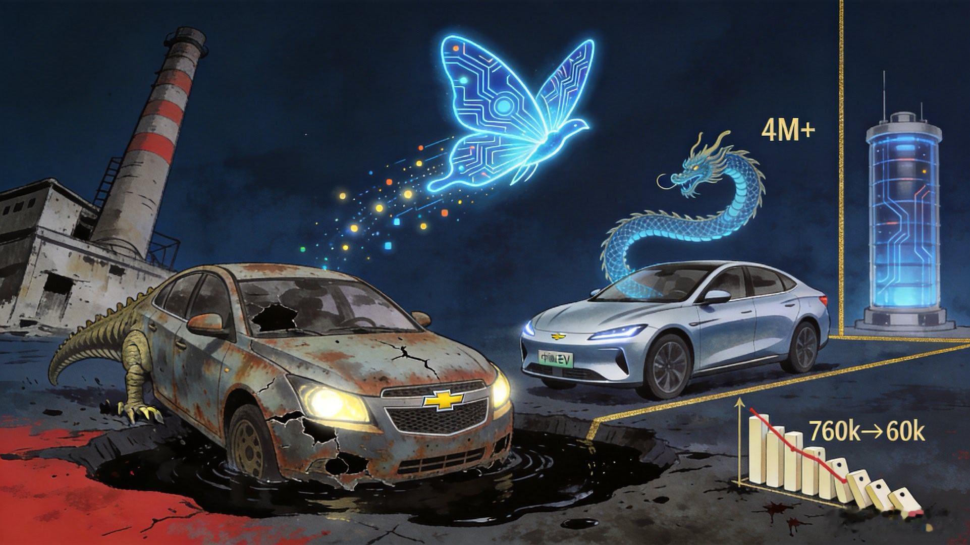 雪佛兰退出中国——经销商说：雪佛兰暂停在华新车销售。这个牌子在中国一年还能卖多少