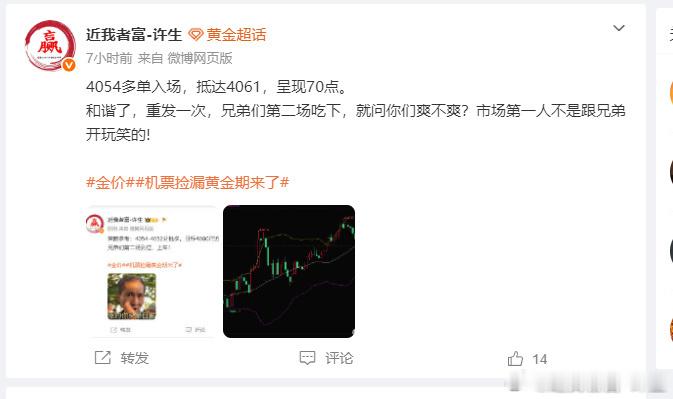 这周只剩最后一日，累计操作十八单，顺利拿下十五单，整体成效十分可观。明天市场没有