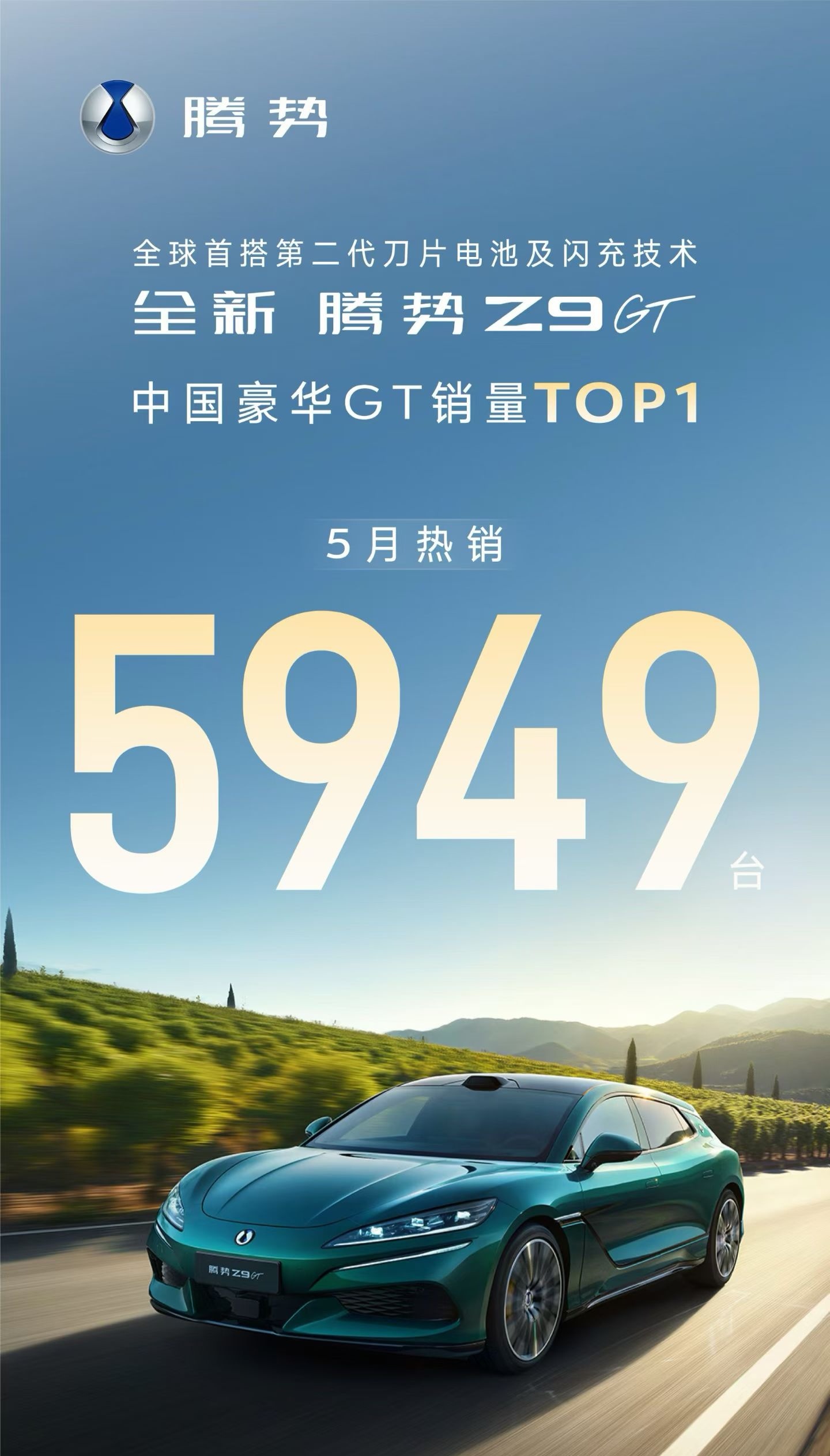腾势Z9GT一月销量5949辆！ 