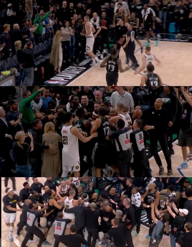 1-3落后！约基奇被驱逐！最后1秒大规模冲突
北京时间4月26日，NBA季后赛首