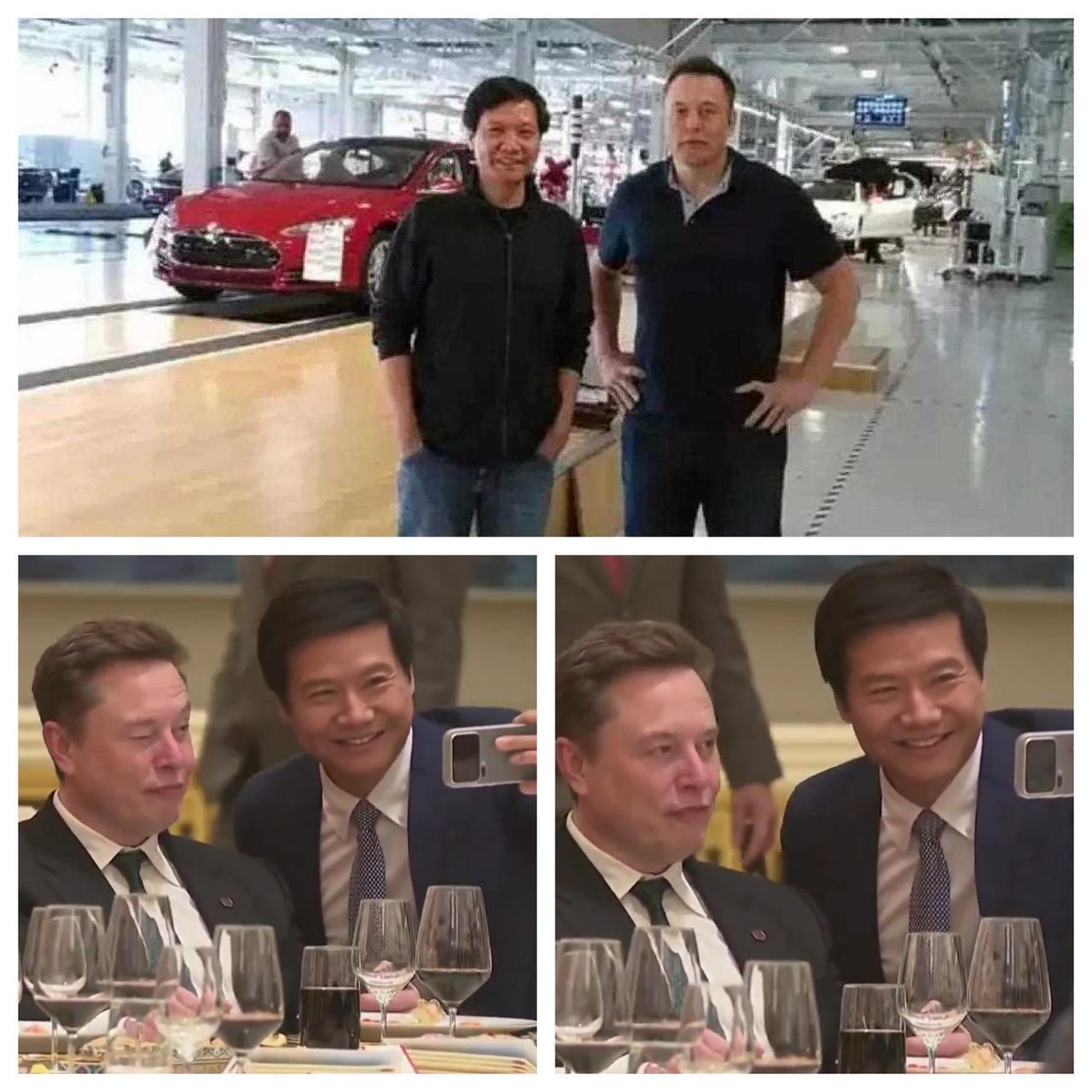 马斯克是不是不认识雷军啊？以为是自己粉丝呢[捂脸]。雷总这么大体量的在马斯克面前