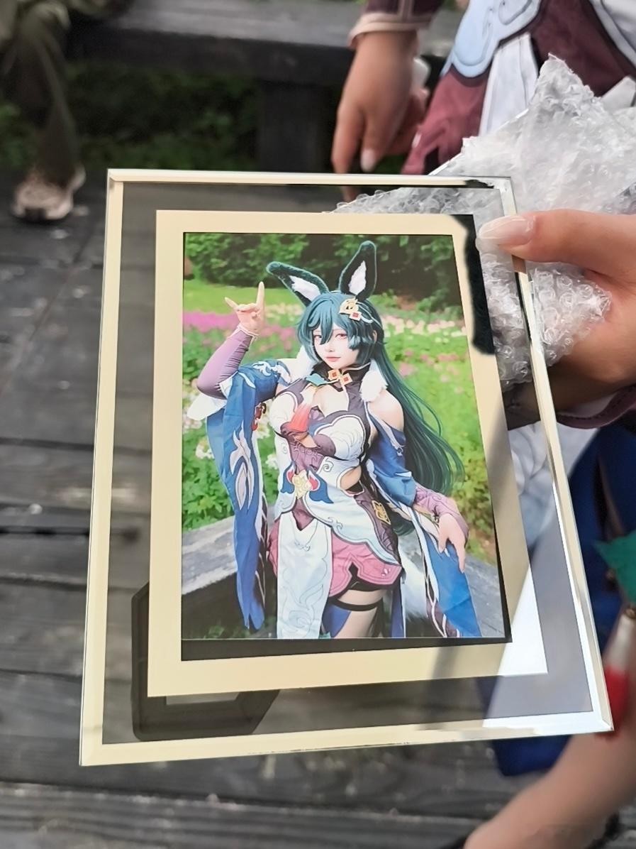COS[超话] 今日工！在海珠湿地公园～现场收到的绝美物料～好喜欢😍次元心动企