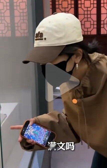 杨紫这个手机壁纸好特别 好像是绿度母菩萨 寓意很好 ​​​
