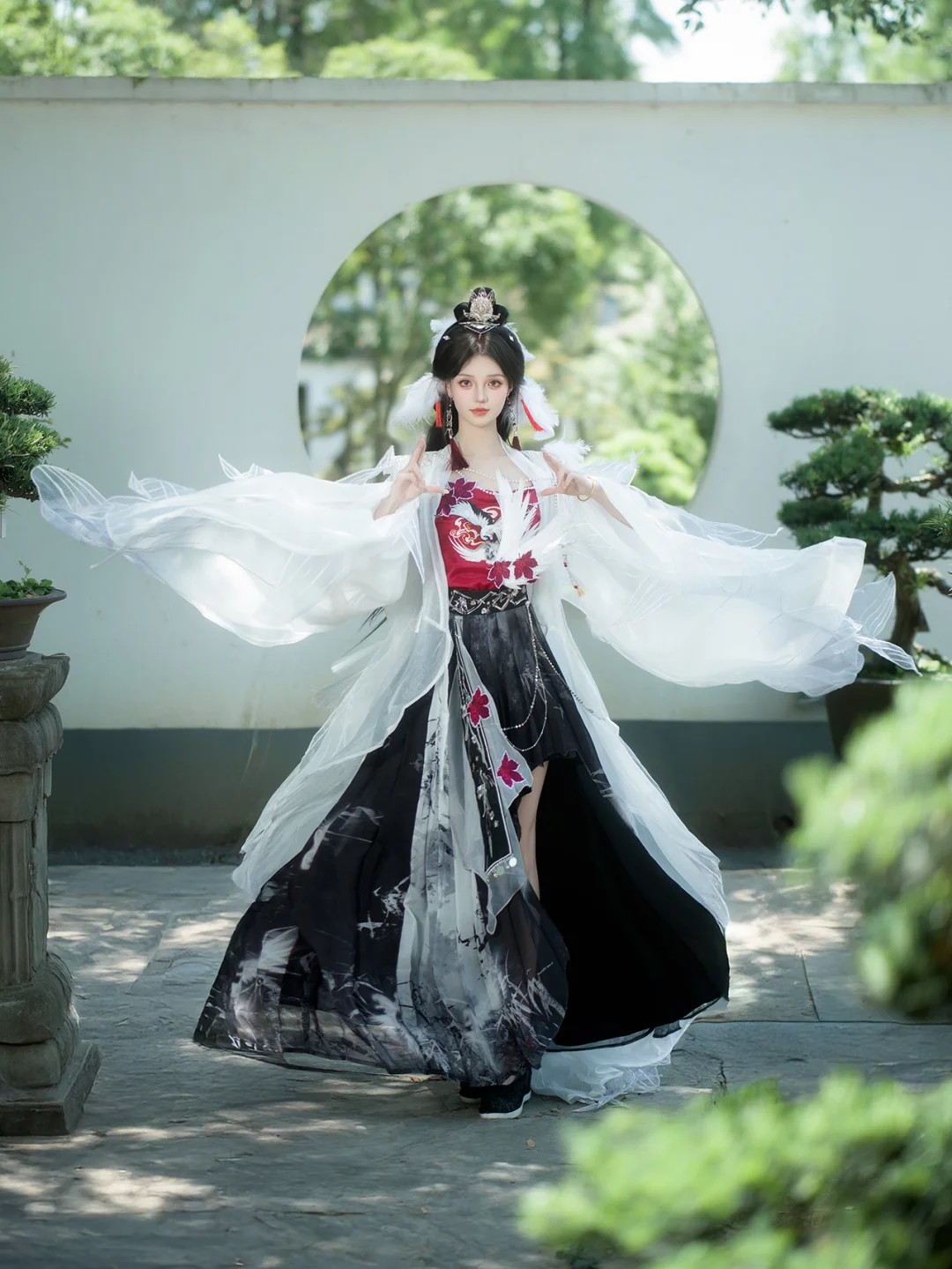 “梦里有时身化鹤🦩”