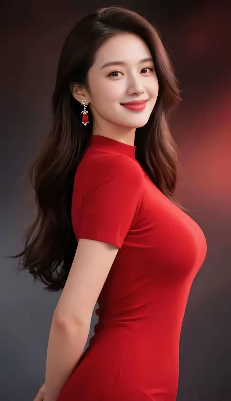 清江引·红衣映山魂
山巅艳红衣袂舞，
风送香云赴。
疑为仙女临，
笑绽山间路。