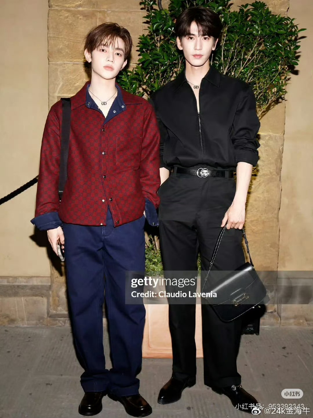 G社拍的张凌赫和章昊同框 ​​​