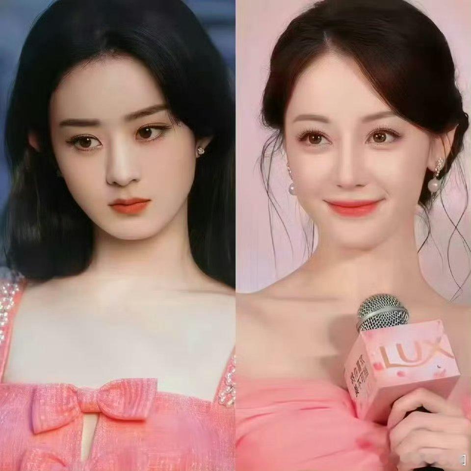 迪丽热巴和赵丽颖这衣服好像啊这么一同框，某人好尴尬诶 