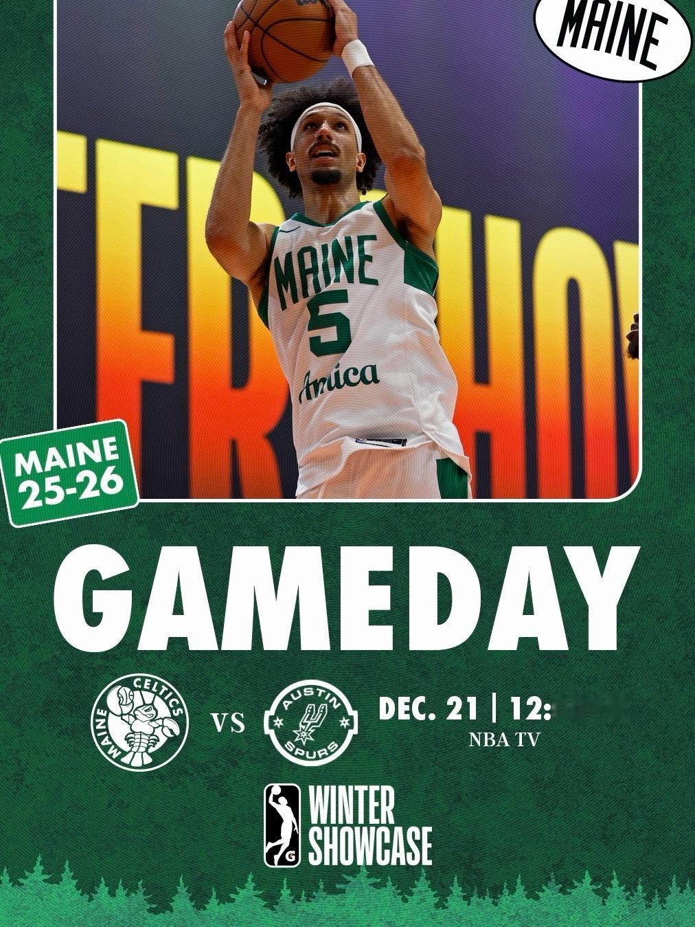 缅因州凯尔特人 GAME DAY ! LET‘S GO CELTICS ☘️ ?