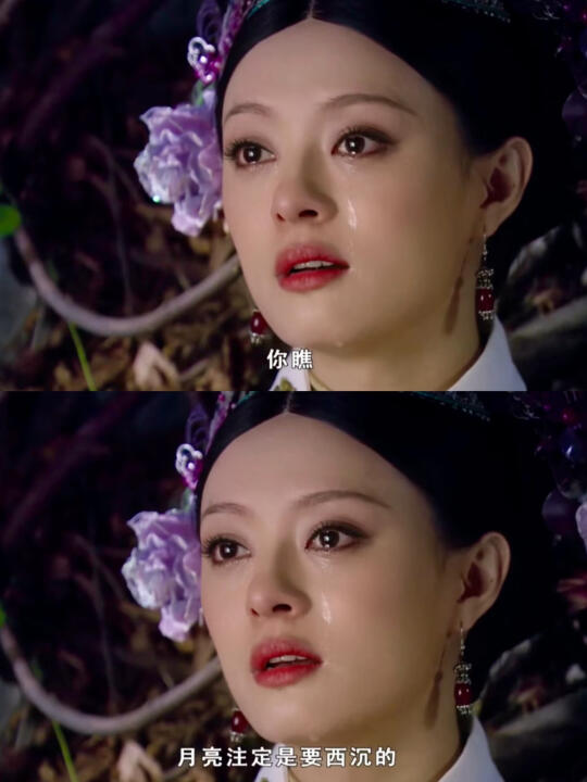 这个时候的嬛嬛真的像是要碎掉了