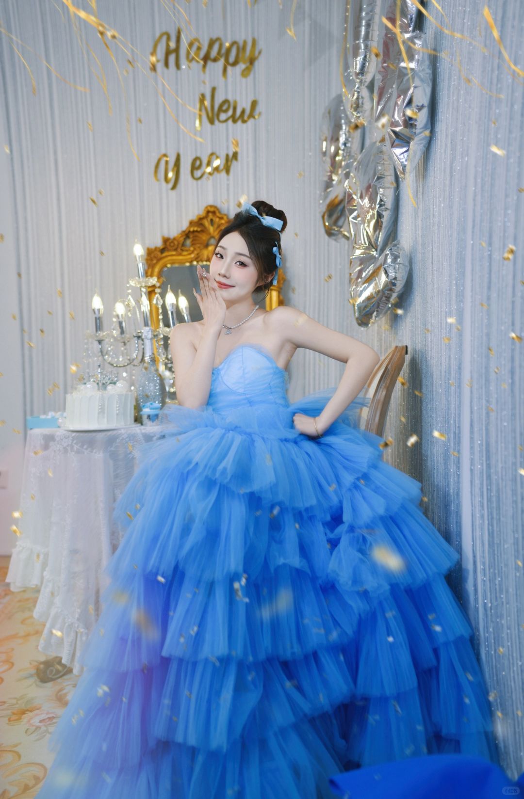 🦋蓝色在逃公主生日照🎂不管几岁，开心万岁