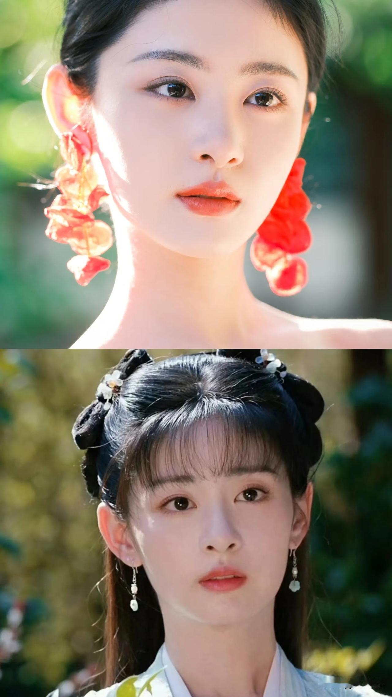 赵晴，《凡人修仙传》的墨彩环，老板于正说她要升咖，看到自己的演员这么美的妆造和眼