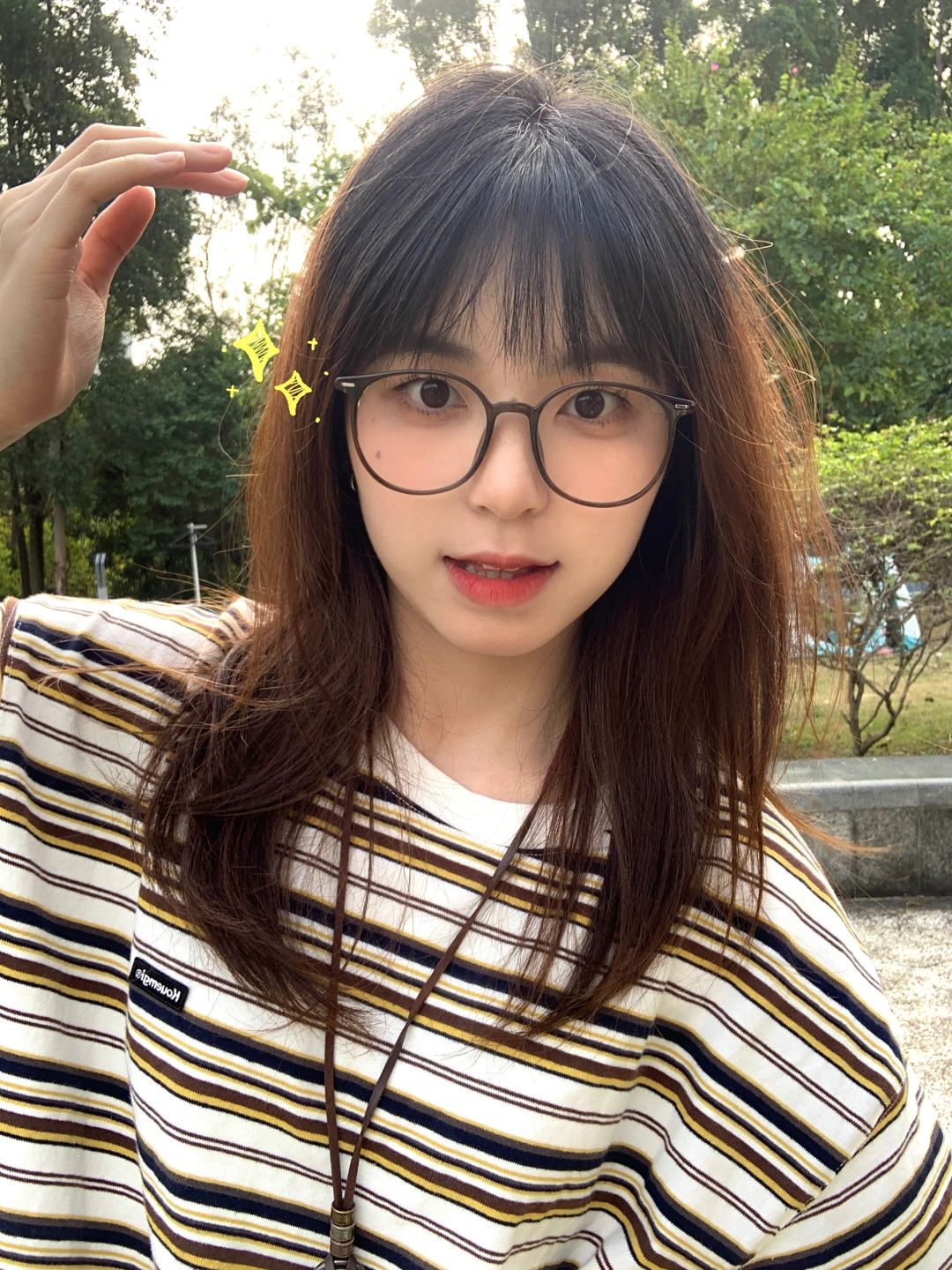 来公园一起拍照吗