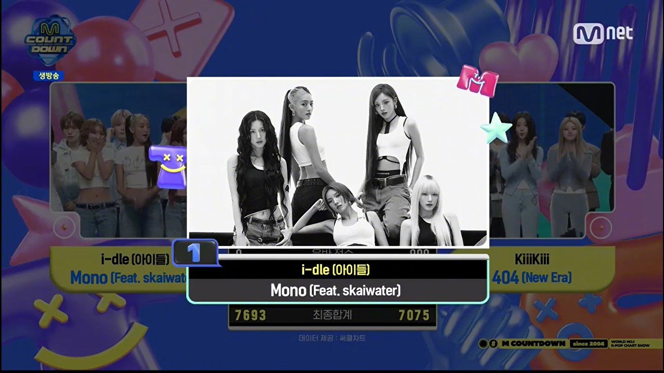 【Mnet】今日《M！CountDown》节目一位i-dle<Mono (fea