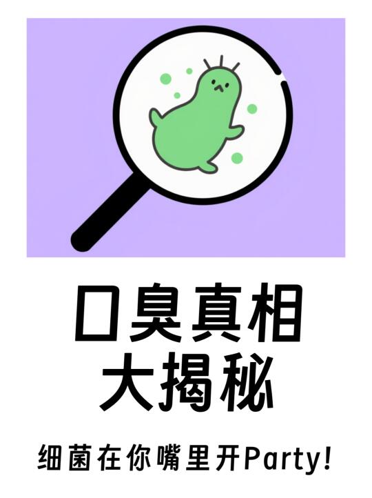 ✨【口臭的真相：你以为是上火，其实细菌在